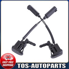 For BMW 3' E46 Left Right 61667056731 2pcs Windshield Washer Nozzles Spray Jet