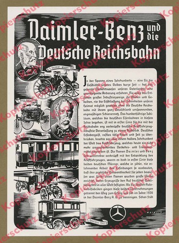 Advertising daimler benz - or.,