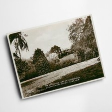 A3 PRINT - Vintage Isle of Wight - House/Grounds Gurnard Pines Holiday Camp