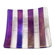 Fused Art Glass Large Trinket