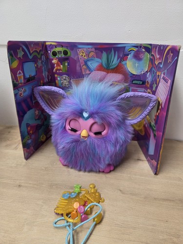 Furby purple interactive toy - furby,