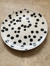 Habitat black cream pad - black,