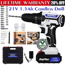 Cordless Drills Set Rechargeable Electric Screwdriver Drill Set with 21V Battery