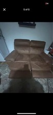 DFS Sofa 3+2 Seater Faux Suede