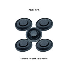 Diaphragm Washer for Part 2 & 3 Toilet Cistern Inlet Float Valve 32mm - (5 Pack)