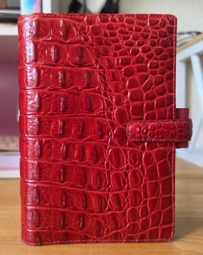 Rare filofax amazona croc - rare!,