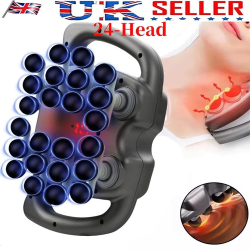 Head muscle massage - muscle, gun