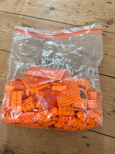 Lego orange bricks bundle - orange,