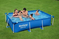 Bestway Blue Steel Pro Pool 8.5ft x 5.5ft x 2ft Durable 2300L Capacity
