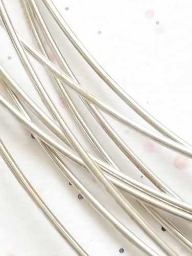 Sterling silver wire round - silver,