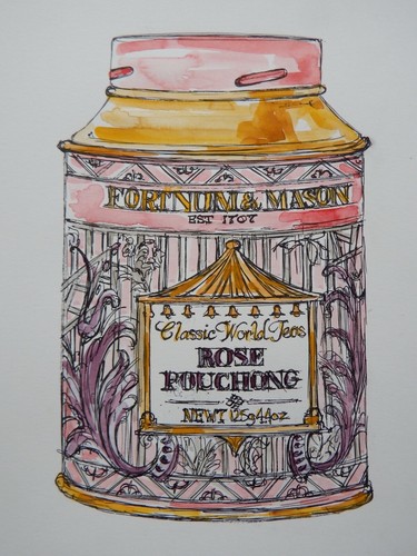 Watercolour painting fortnum - watercolour,