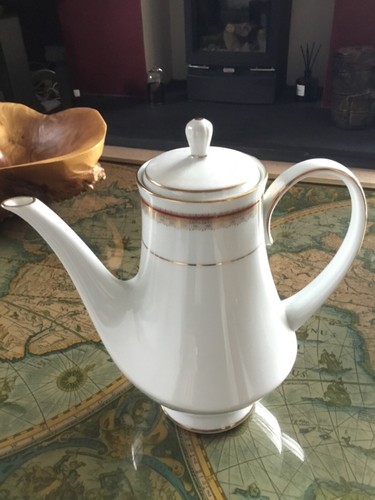 Noritake doral maroon coffee - noritake,