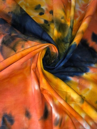 Meter navy orange - meter, tie