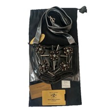 NWT Vintage Bracher Emden Crossbody Bag, Sea Snake/Farmed Leather