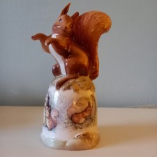 Royal Worcester Rare Candle Snuffer Features Nutkins Squirrel  Beatrix potter.
