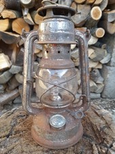 Vintage West German Feuerhand baby 275 storm or hurricane lantern, untested.