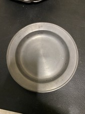 Antique Pewter Charger Plate/