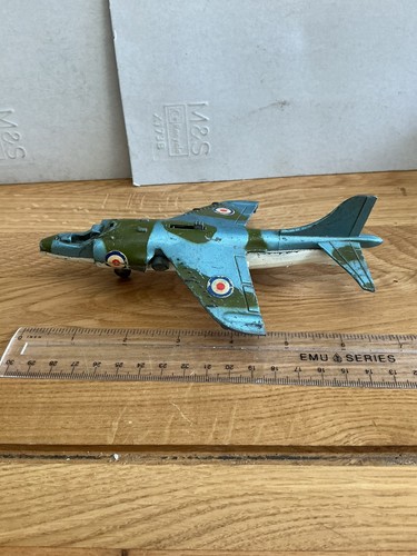 Vintage dinky toys - dinky, harrier