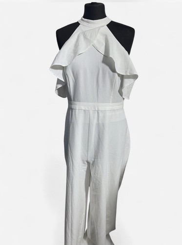 Lipsy white jumpsuit with