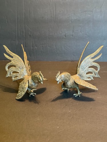 Pair vintage gold tone - pair, metal