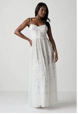 Floral corset ivory detail - corset,