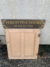 UC137 ( 21 1/2 X  23 3/4) Old  Reclaimed Period Pine Cupboard Door