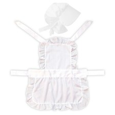 Kids White Victorian Maid Full