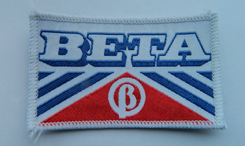 Beta cloth badge - cloth, vintage