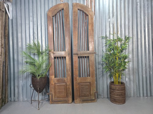 Pair vintage rustic - rustic, indian