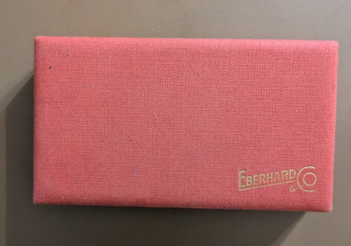 Eberhard watch box - &,