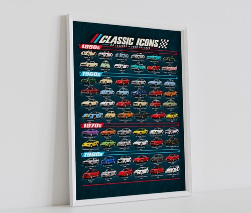 Classic cars poster - classic,