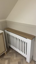 Dunelm Radiator Cover White