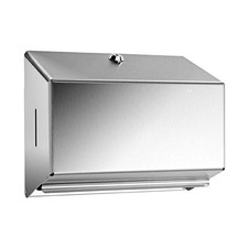 PAPER TOWEL DISPENSER DUDLEY CLASSIC C-FOLD STAINLESS STEEL DISPENSER 78810SS