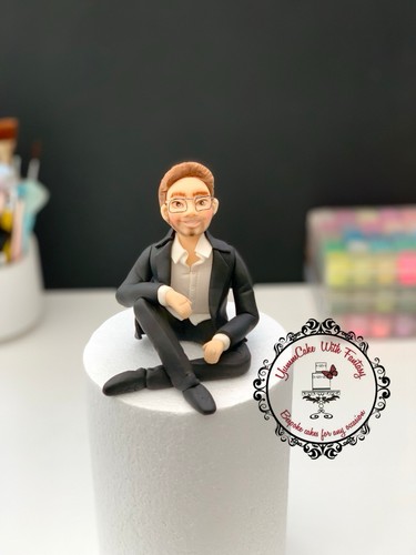 Fondant people cake topper - people,