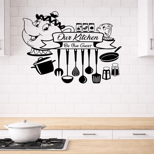 Kitchen vinyl wall stickers - vinyl,