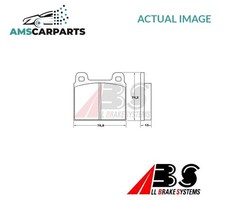 BRAKE PADS SET BRAKING PAD