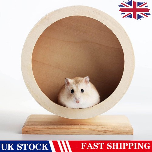 Silent wooden hamster - silent, wheel