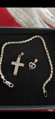 Sliver jewellery bundle cross - sliver,