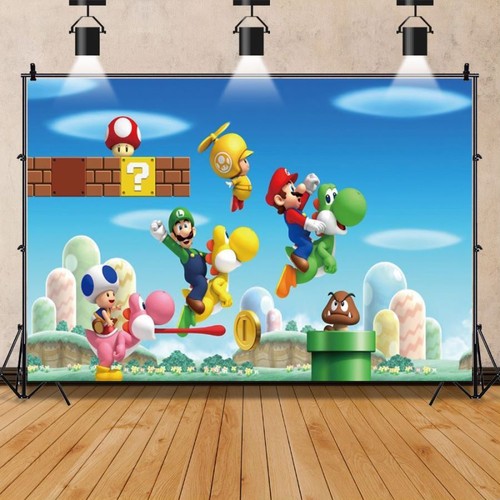 Super mario backdrop props - super,