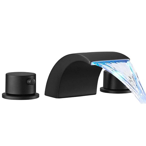Led waterfall bathroom sink - led,