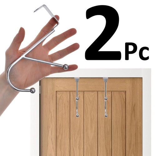 Over the door hooks - over-the-door, 2pc