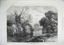 Old Antique Print 1871 Fine