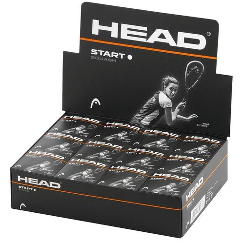 Head start squash - head, balls