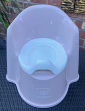 Baby Bjorn  - Babybjörn Potty Chair - Powder Pink & White - Excellent Condition