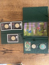 National Westminster World Savers Scheme. 4 Coins And Binder Book. Rare Vintage