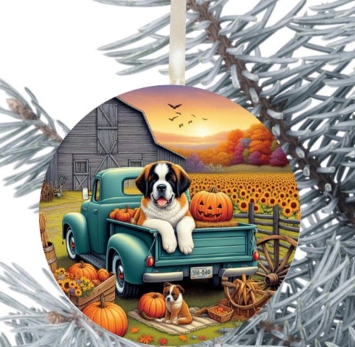 Bernard dog hanging - st, bauble