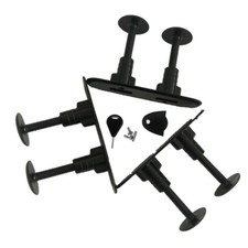 for Soft-Top Surfboards Soft Surfboard Fin Set Flexible Plastic Fins