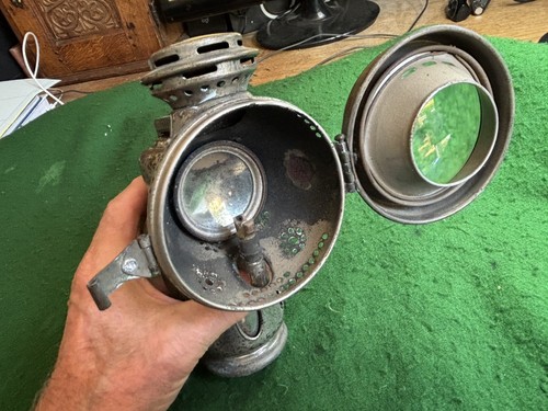 Antique bicycle lamp - bicycle,