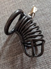 Stainless steel male chastity - stainless,