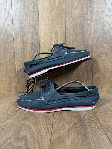 Timberland navy blue - blue, leather